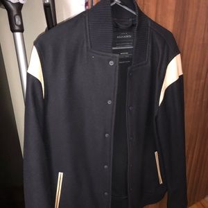 WORN ONCE ALL SAINTS BOMBER. AMAZING QUALITY/ FIT
